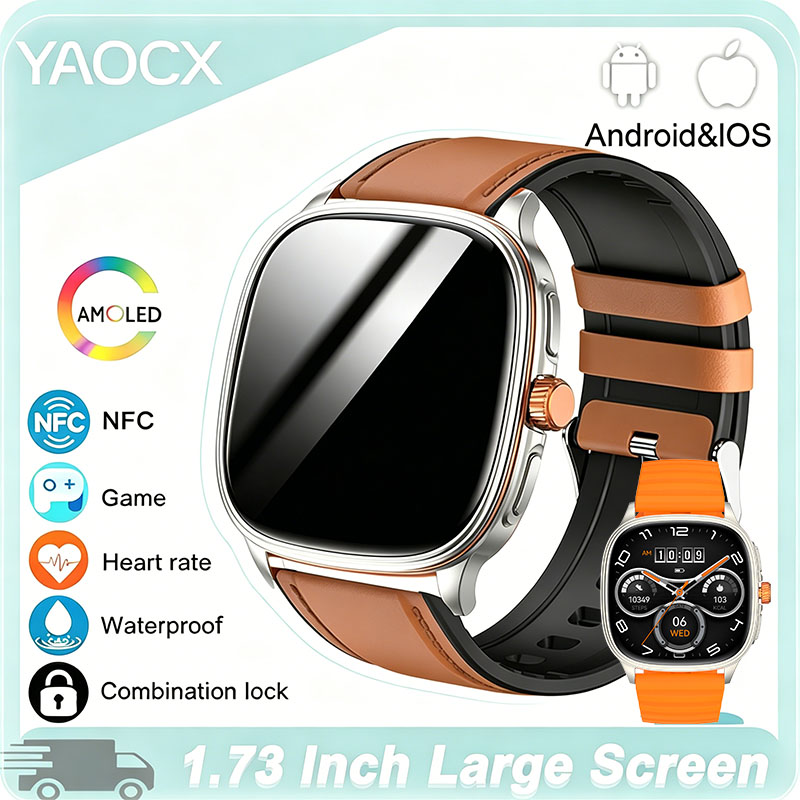 Smartwatch Professional Watches For Men - YAOCX HK73 AMOLED Smartwatch Man Woman