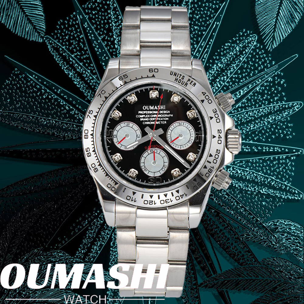 Luxury Ceramic Watch - Luxury VK63 WATCH 39mm quartz Chronograph