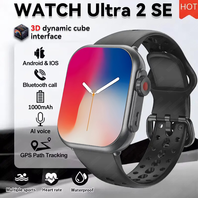 Smartwatch Professional Watches For Men - Watch Ultra K62 Men Women 1000mAh