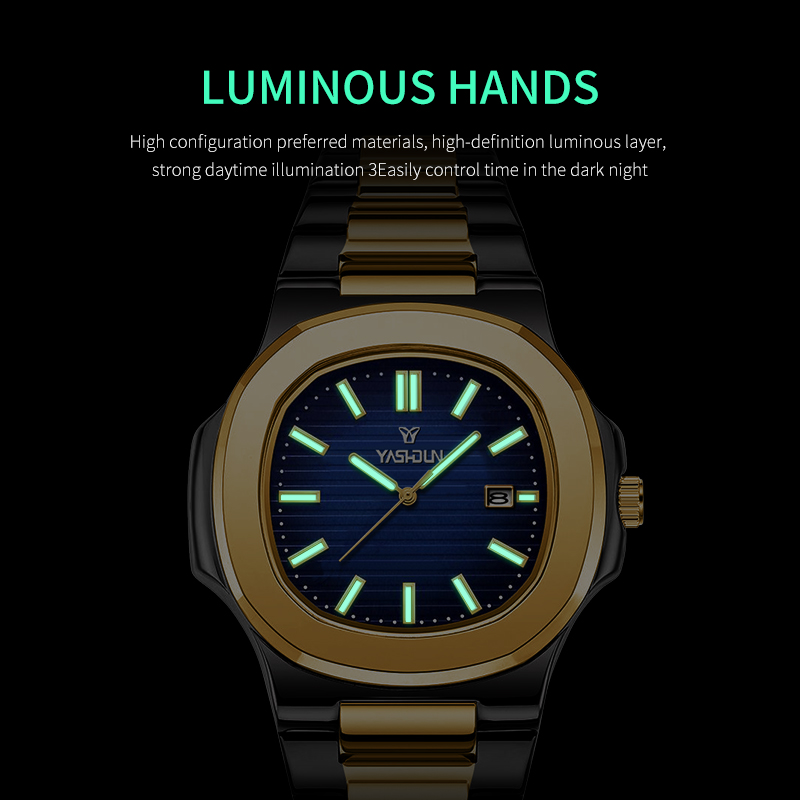 Fashion Square Quartz Man Cloc - Smartwatch Square Watches For Men 评论和价格