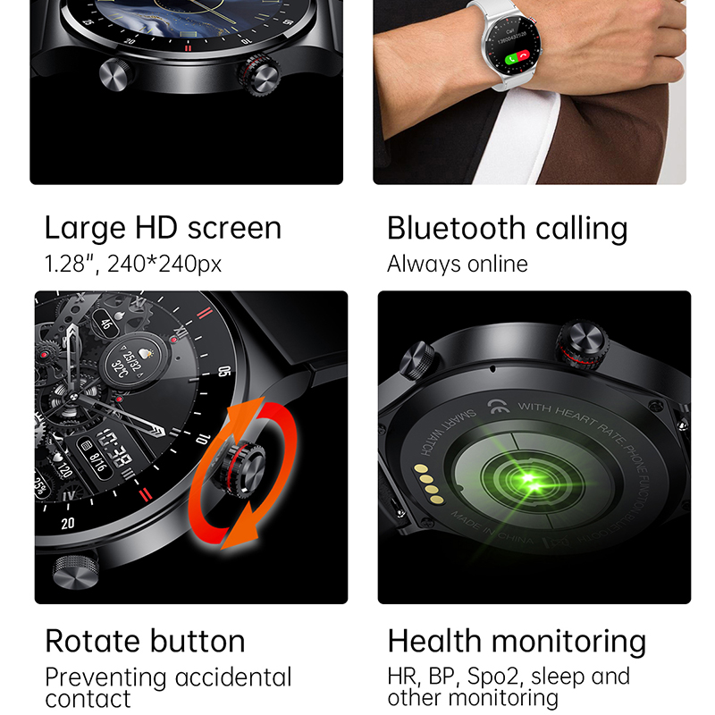 GPS ECG+PPG Bluetooth Call Sma - Smartwatch Nothing Watches 评论和价格