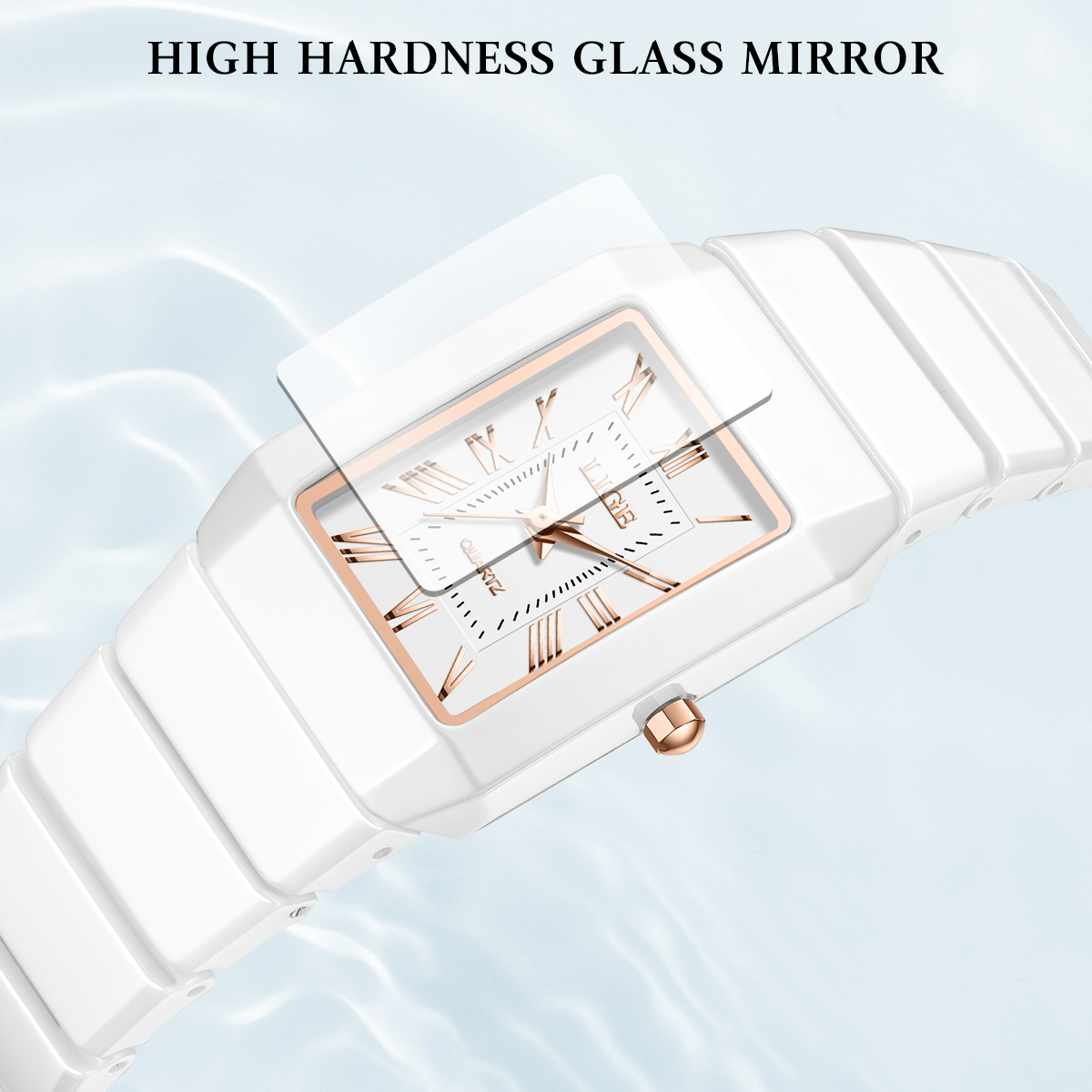 LIGE Watch Women's Wristwatch  - Luxury Ceramic Watch 评论和价格