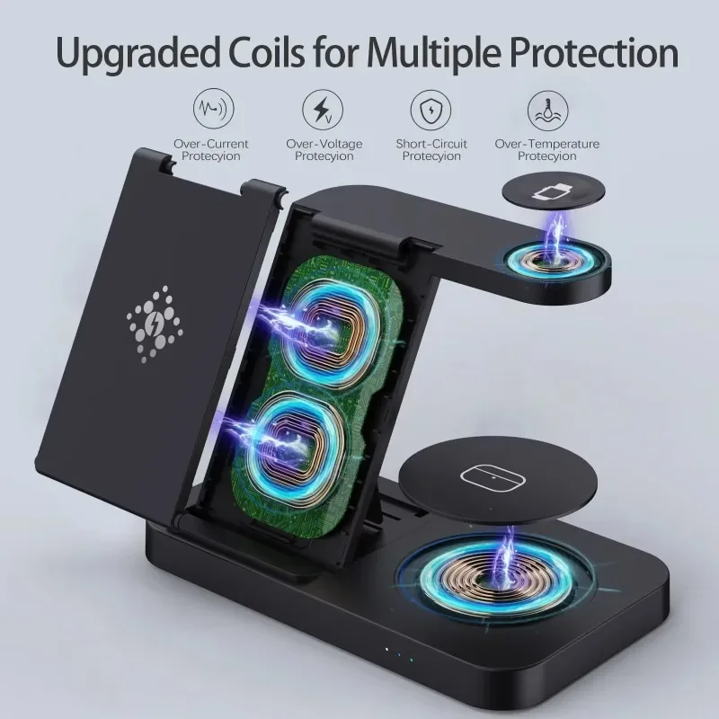 Travel 4 in 1 Wireless Charger - Watches Smartwatch Samsung 评论和价格