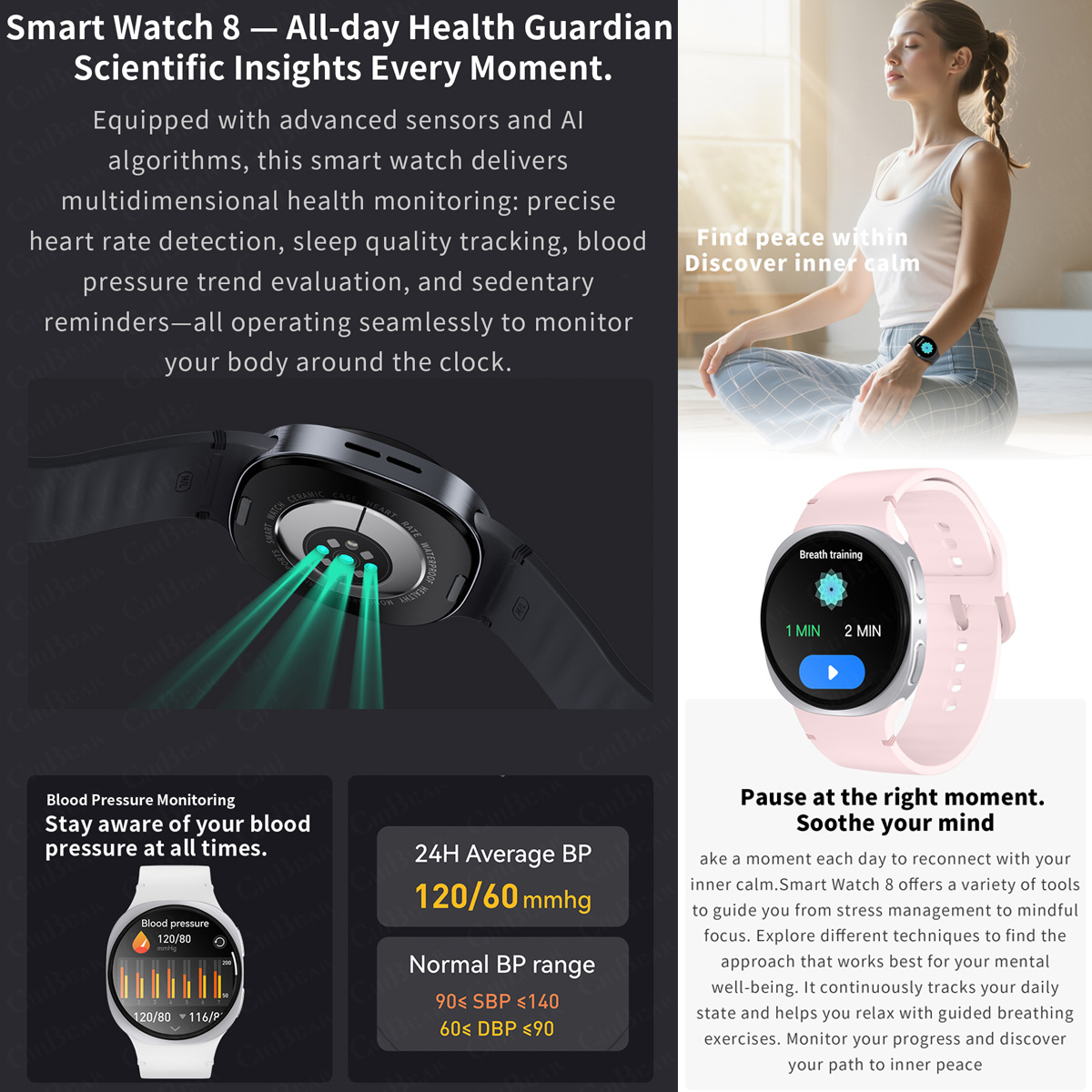 2026 New Watches 8 Mini GPS Tr - Smartwatch Professional Watches For Men 评论和价格
