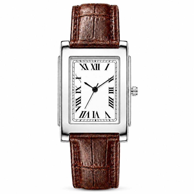 Business Men Analog Quartz Wat - Smartwatch Square Watches For Men 评论和价格