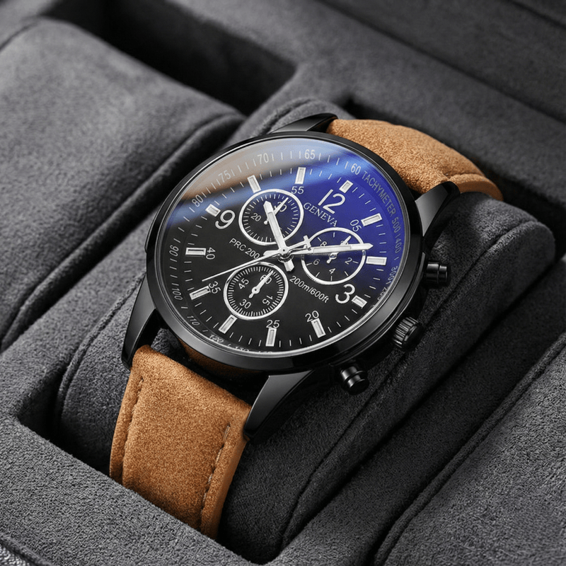 Geneva Men's Chronograph Watch - Smartwatch Watches Best Gift For Men 评论和价格