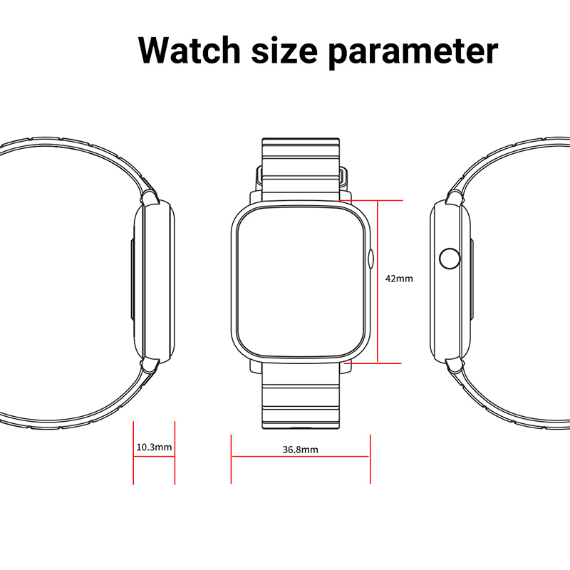 IP68 Smart Watch men fitness b - Smartwatch Iphone Watch For Men 评论和价格