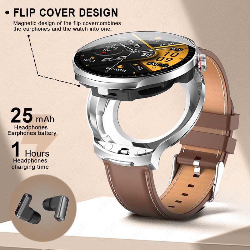 NEW Smart Watch Earphone Men T - Smartwatch Noise Watches For Men 评论和价格