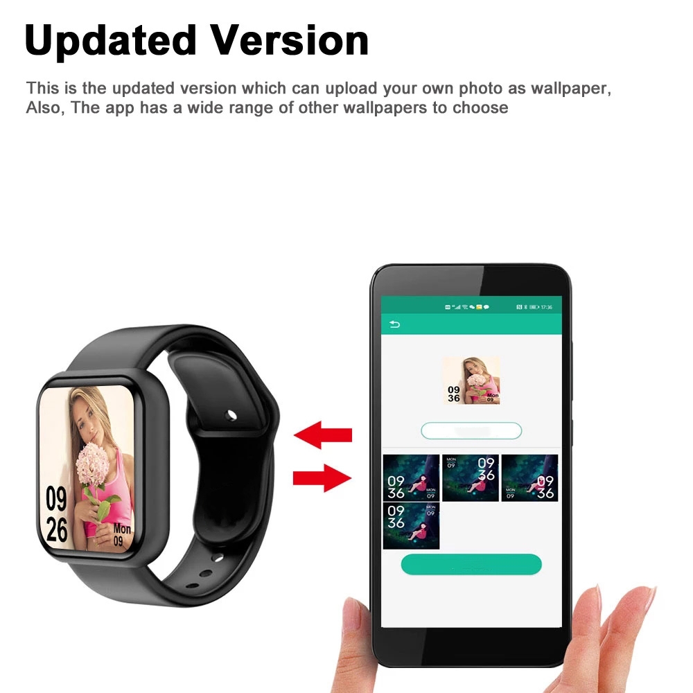 Smart Watch For Men Women Spor - Smartwatch Square Watches For Men 评论和价格