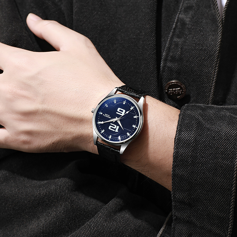 Luxury Men's Quartz Watch Blue - Smartwatch Watches Gift For Boys 评论和价格