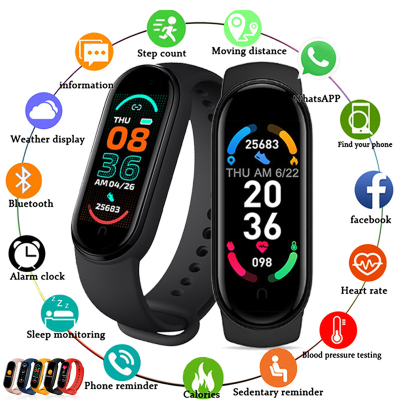 M6 Smart Watch Men Women Sport - Smartwatch Iphone Watch For Men 评论和价格