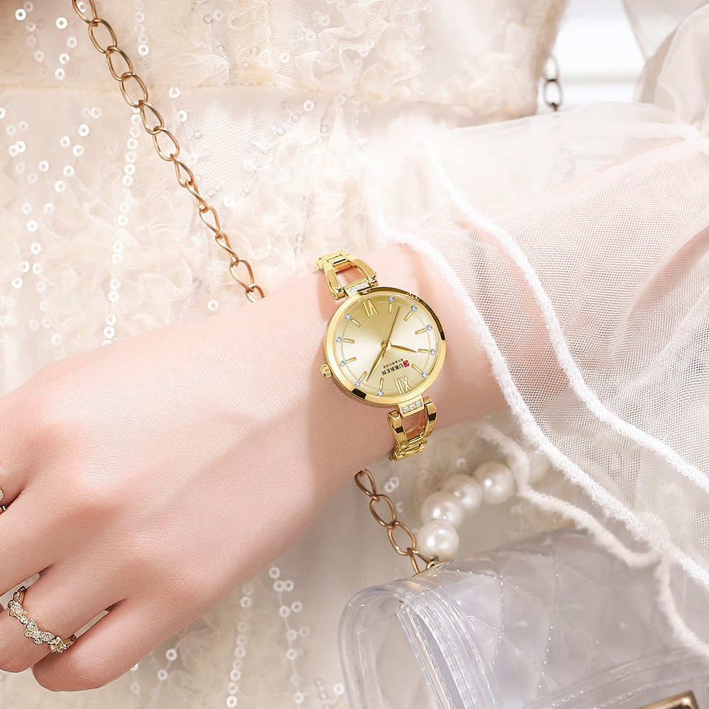 CURREN Women's Watches Elegant - Luxury Ceramic Watch 评论和价格