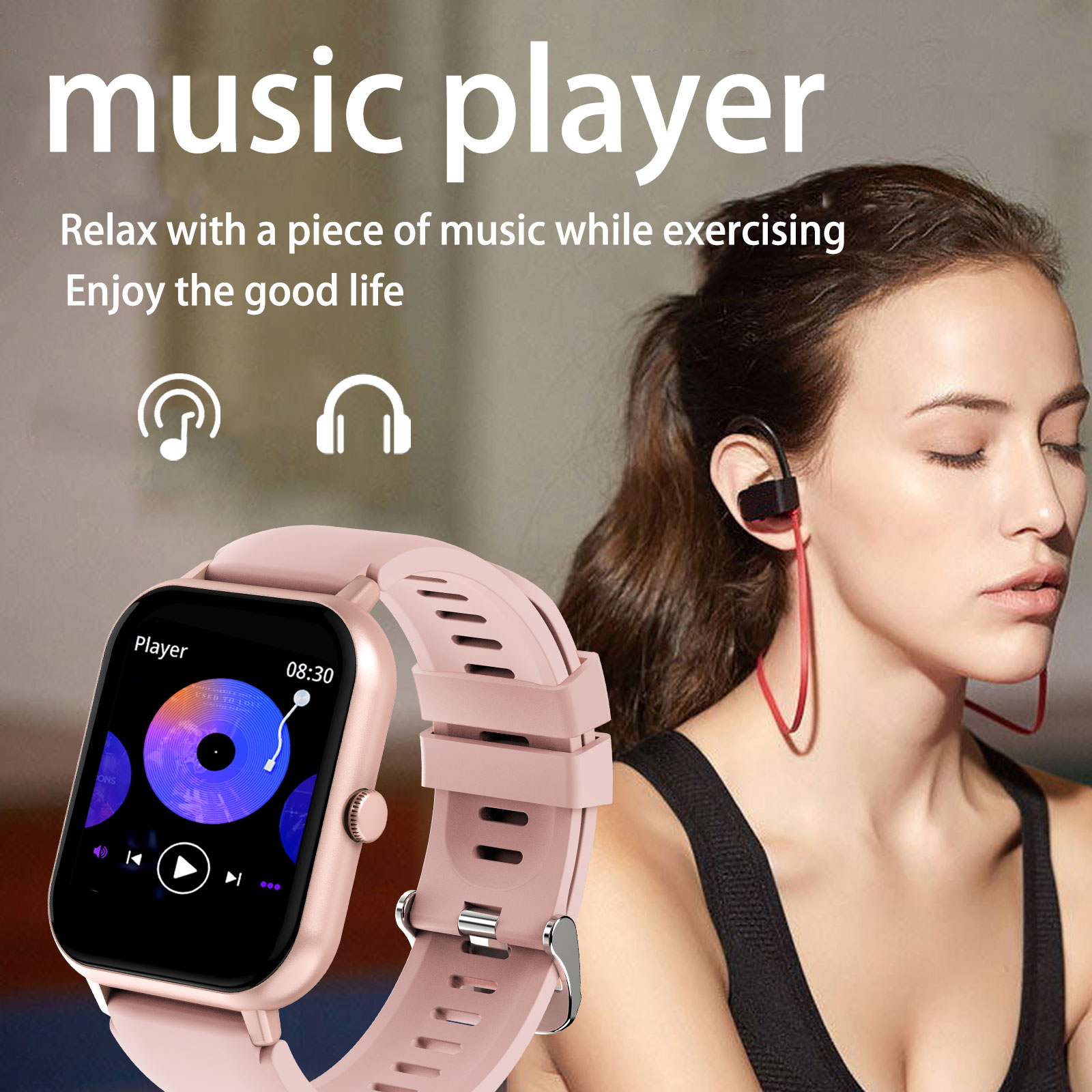 1.44inch Smart watch, wireless - Smartwatch Iphone Watch For Men 评论和价格