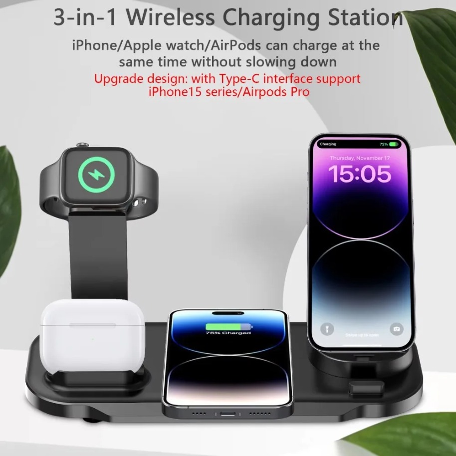 7 in 1 Wireless Charger Stand  - Watches Smartwatch Samsung 评论和价格