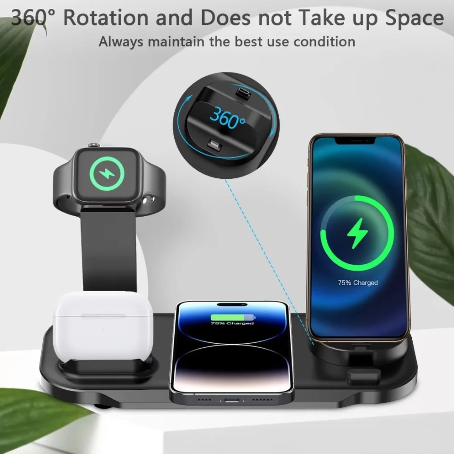 7 in 1 Wireless Charger Stand  - Watches Smartwatch Samsung 评论和价格