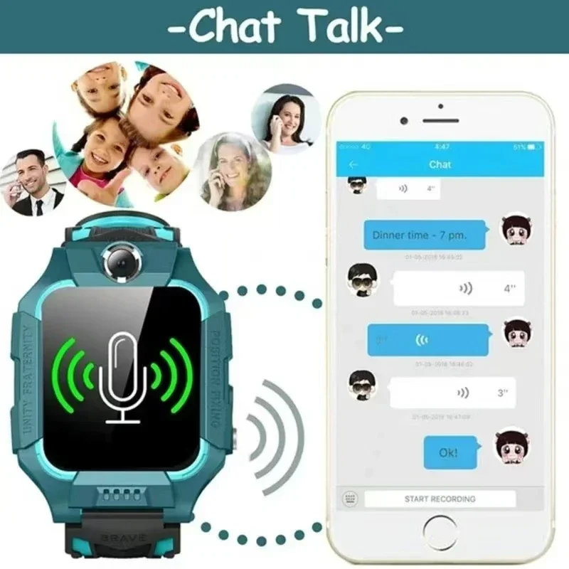 Lenovo 5G Kids Smart Watch Gif - Smartwatch Watches Gift For Boys 评论和价格
