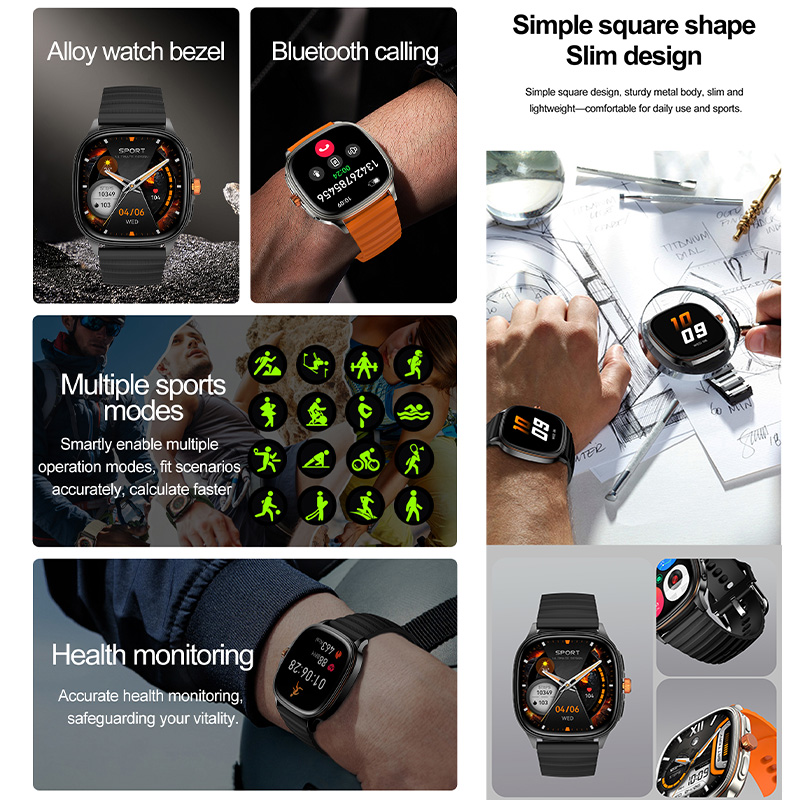 YAOCX HK73 AMOLED Smartwatch M - Smartwatch Professional Watches For Men 评论和价格