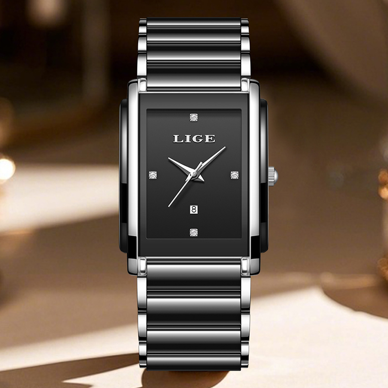 LIGE New Luxury Women Watches  - Luxury Ceramic Watch 评论和价格