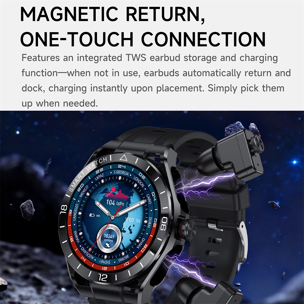 696 Men 2 In 1 Blue Tooth Call - Smartwatch Noise Watches For Men 评论和价格