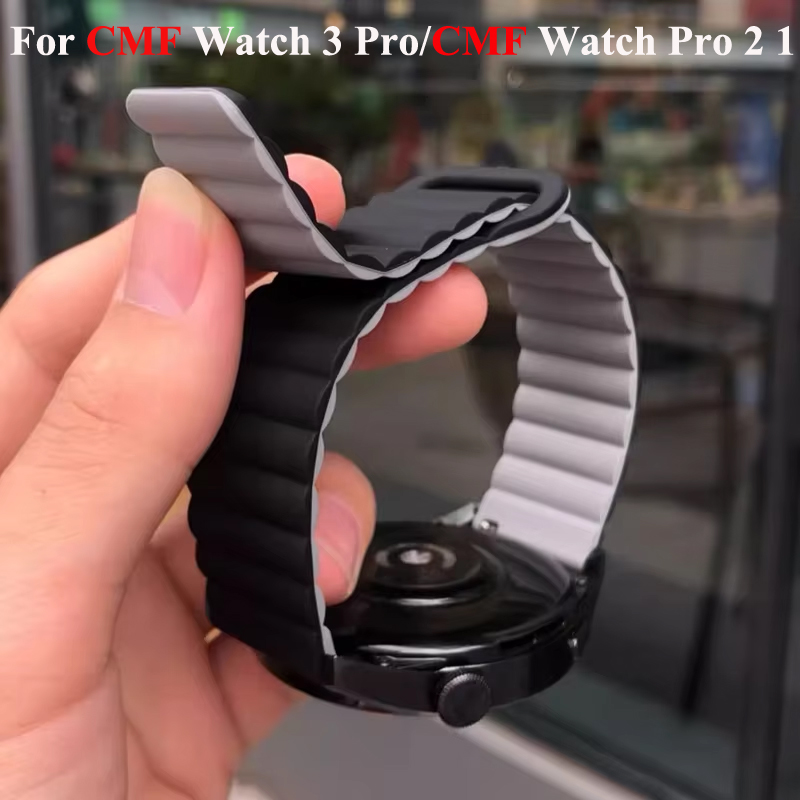 22mm Magnetic Silicone Band Fo - Smartwatch Nothing Watches 评论和价格