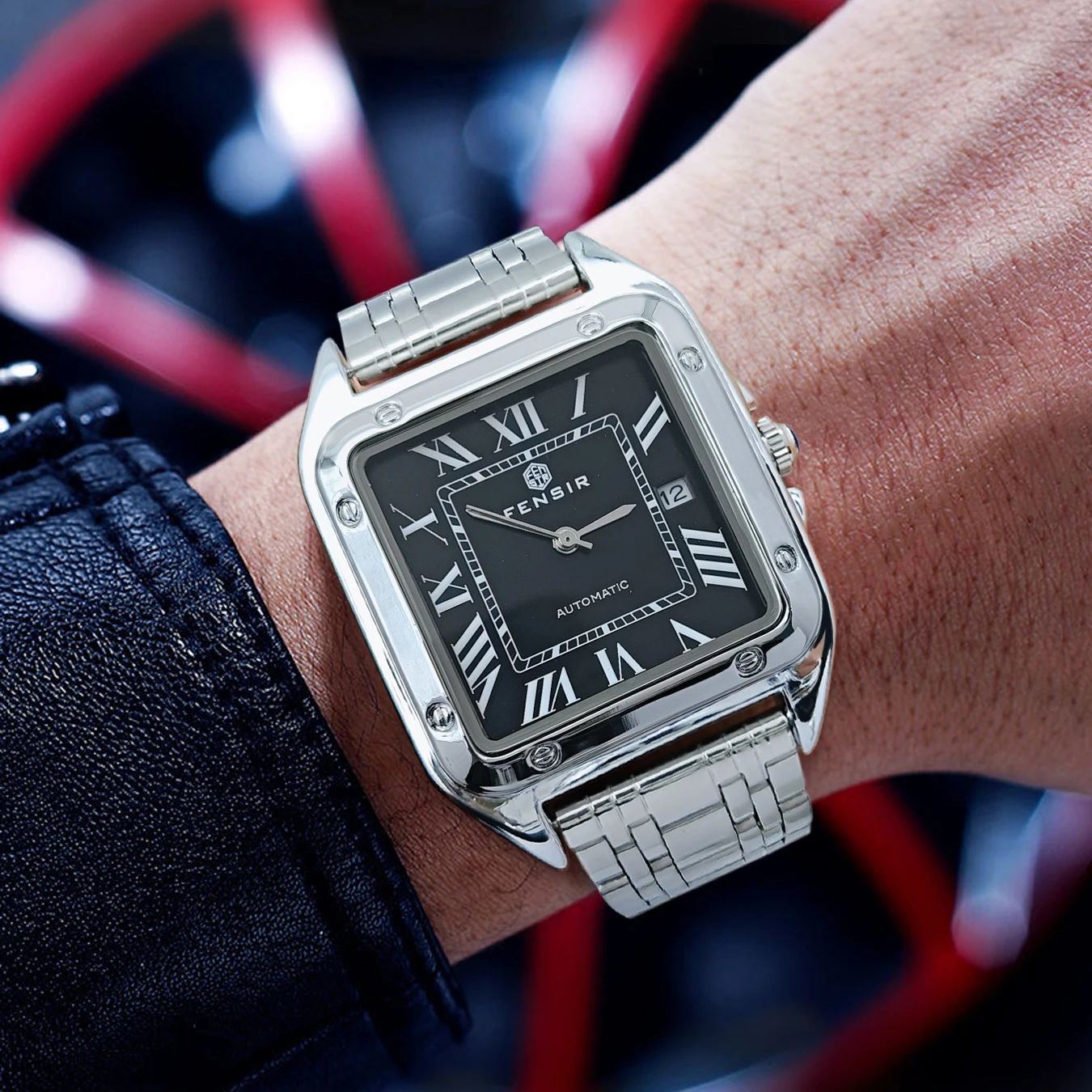 Square Business Men's Watch in - Smartwatch Watches Best Gift For Men 评论和价格