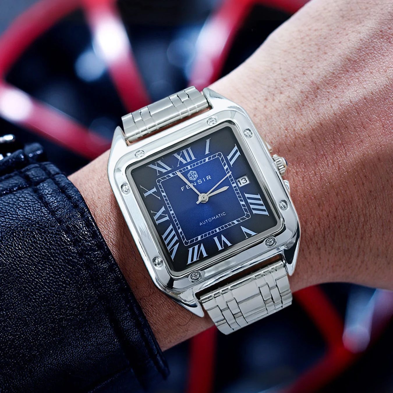 Square Business Men's Watch in - Smartwatch Watches Best Gift For Men 评论和价格