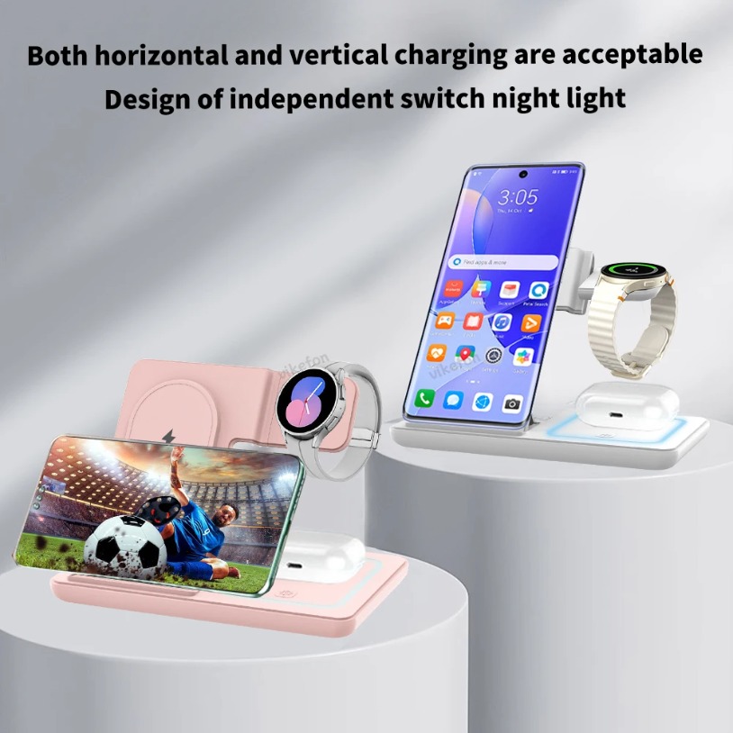 3 in 1 Foldable Wireless Charg - Watches Smartwatch Samsung 评论和价格