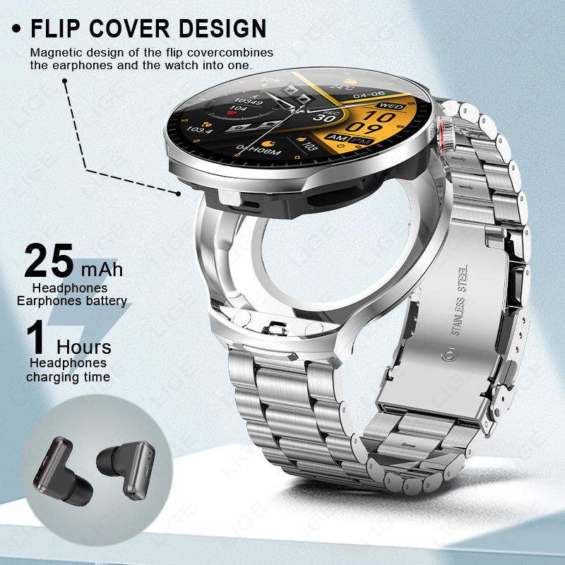 New Smart Watch Men TWS 2-in-1 - Smartwatch Noise Watches For Men 评论和价格