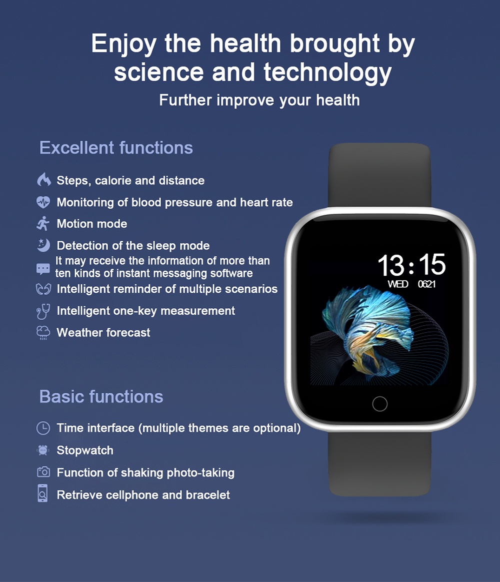 Women IP68 Waterproof Smart Wa - Smartwatch Iphone Watch For Men 评论和价格