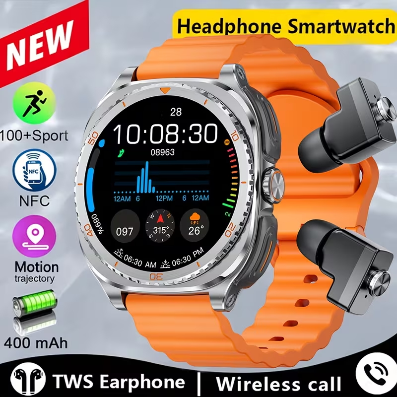 2 In 1 TWS Headset Smart Watch - Smartwatch Noise Watches For Men 评论和价格