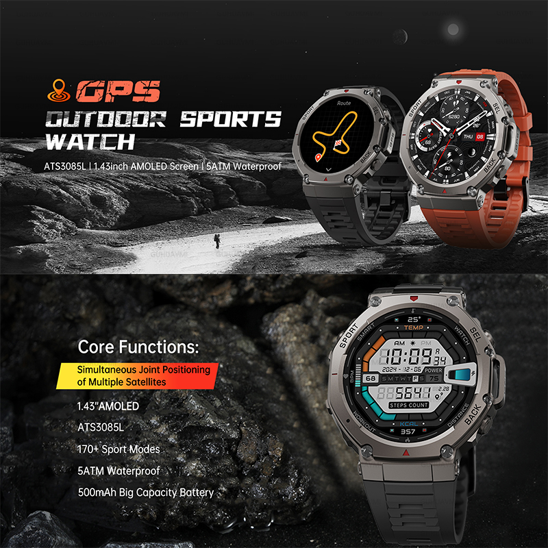 2026 Popular New Military GPS  - Smartwatch Professional Watches For Men 评论和价格