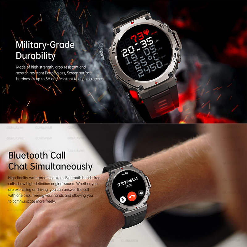 2026 Popular New Military GPS  - Smartwatch Professional Watches For Men 评论和价格