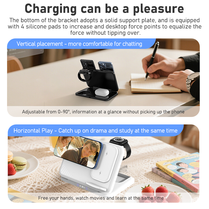4 in 1 Dual Phone Wireless Cha - Watches Smartwatch Samsung 评论和价格