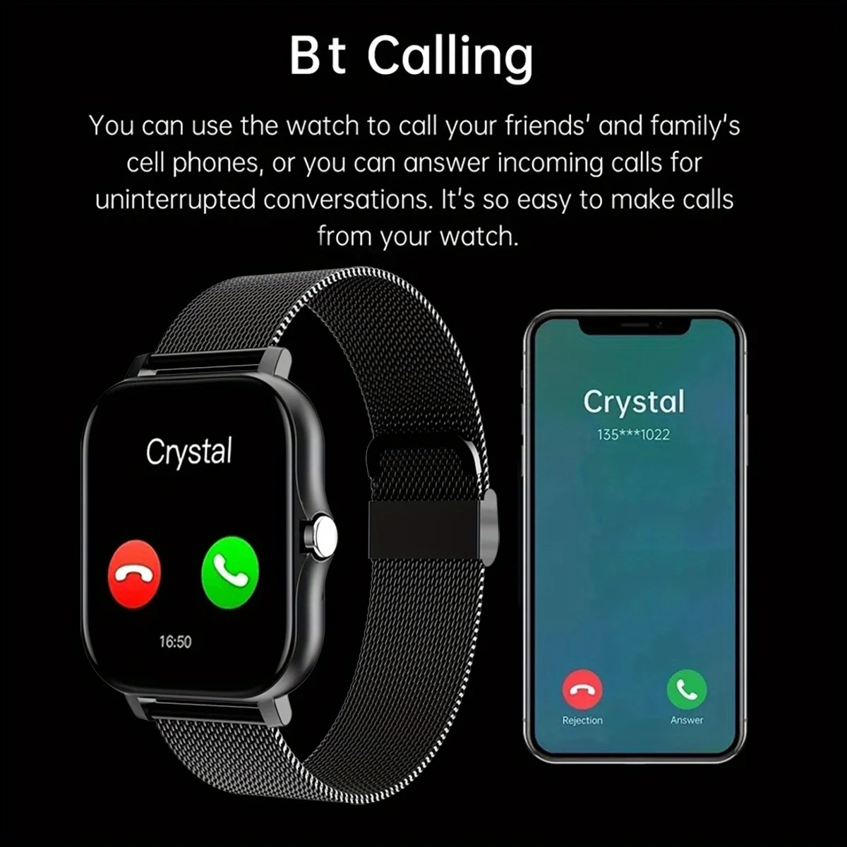 Smart Watch For Android IOS Wa - Smartwatch Professional Watches For Men 评论和价格