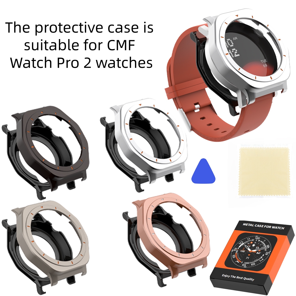 Metal case for CMF BY NOTHING  - Smartwatch Nothing Watches 评论和价格