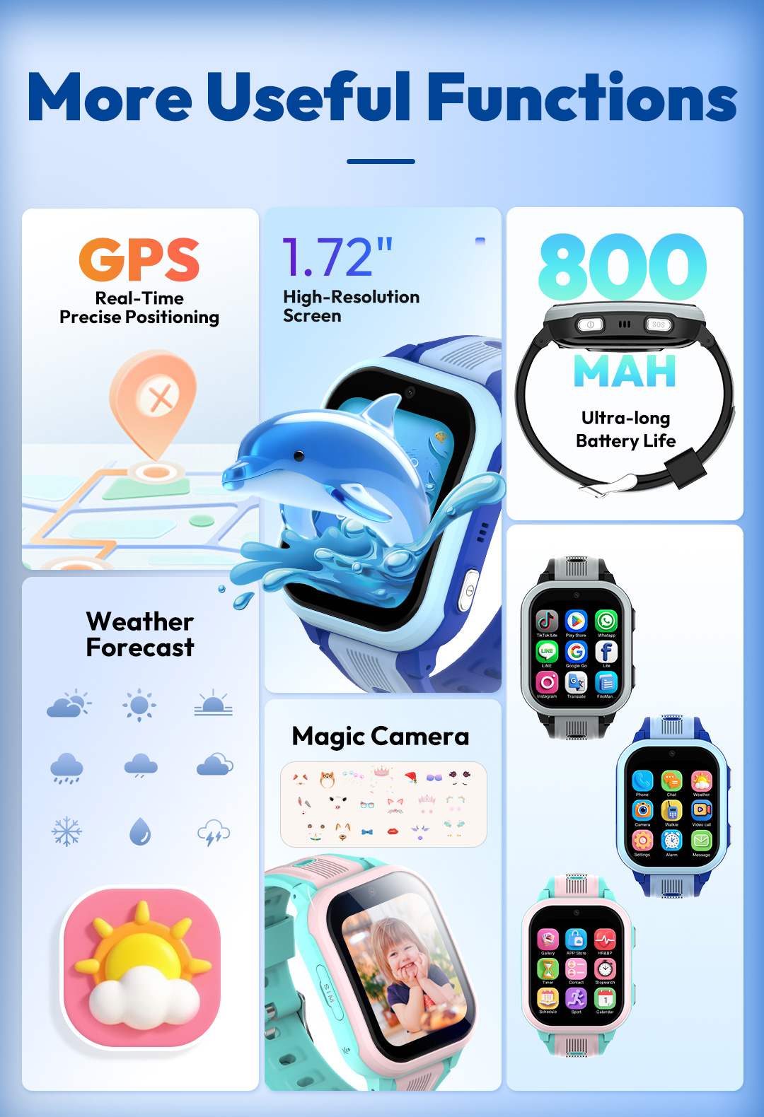 KT41 Smart Watch - 4G Phone Ch - Smartwatch Watches Gift For Boys 评论和价格