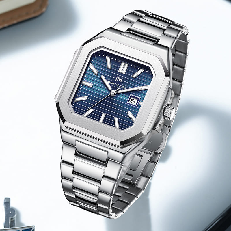 JONNY MOORE K1050 Fashion Luxu - Smartwatch Square Watches For Men 评论和价格