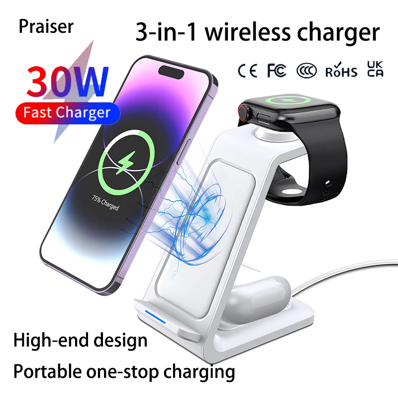 15W 3 in 1 Wireless Charger St - Watches Smartwatch Samsung 评论和价格