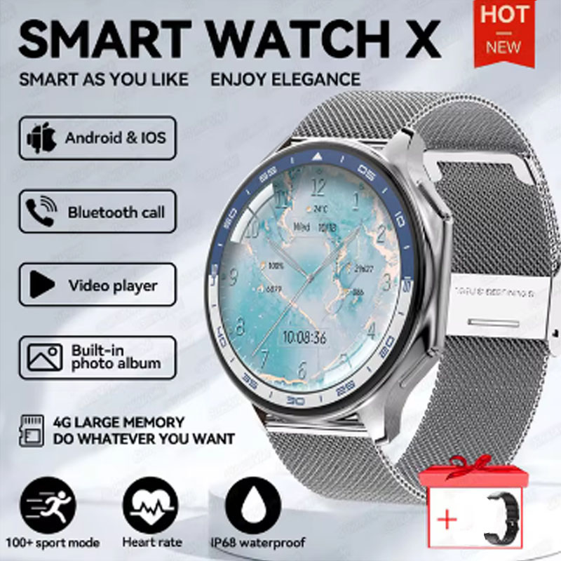 1.43 inch Big Screen Men Women - Smartwatch Iphone Watch For Men 评论和价格